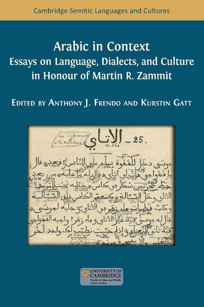 Arabic in Context, Anthony Frendo ; Kurstin Gatt - Paperback - 9781805114925