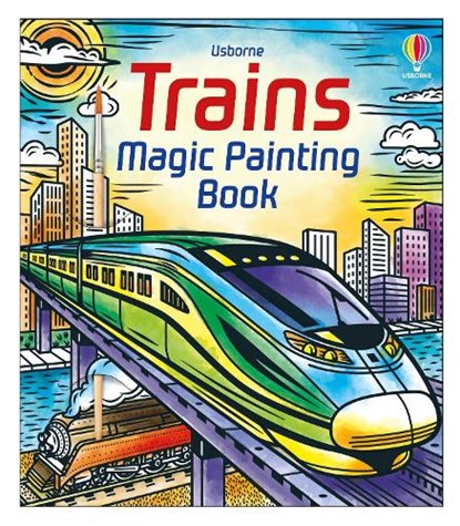Trains Magic Painting Book, Sam Baer - Paperback - 9781805312925