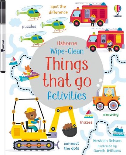 Wipe-Clean Things That Go Activities, Kirsteen Robson - Paperback - 9781805316626