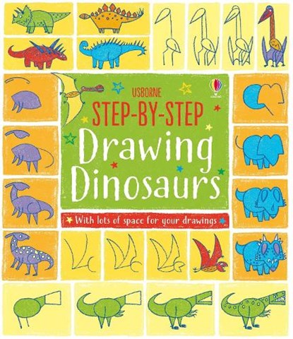 Step-By-Step Drawing Dinosaurs, Fiona Watt - Paperback - 9781805318422