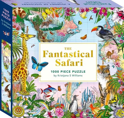 The fantastical safari: 1000-piece jigsaw puzzle, niet bekend - Gebonden - 9781805701781