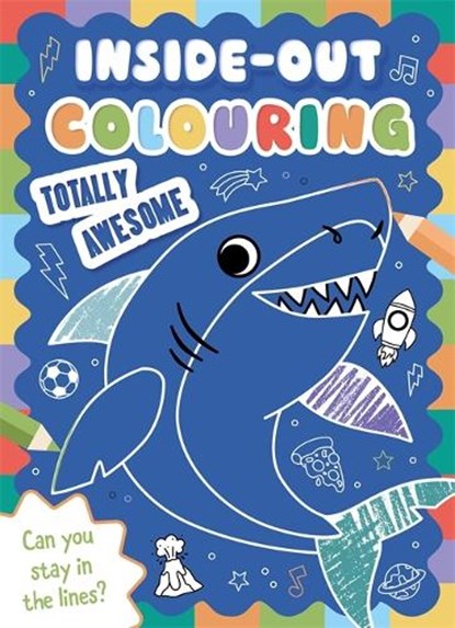 Inside-Out Colouring Totally Awesome, Igloo Books Ltd - Paperback - 9781805850427