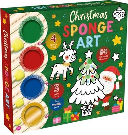Christmas Sponge Art, Igloo Books Ltd - Paperback - 9781805850861