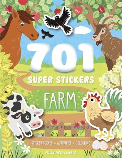 701 Super Stickers Farm, Igloo Books Ltd - Paperback - 9781805853640