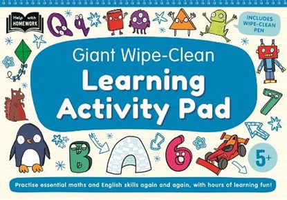 5+ Giant Wipe-Clean Learning Activity Pad, Autumn Publishing - Paperback - 9781805855224