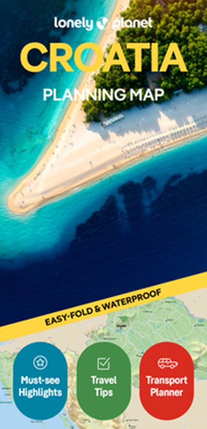 Lonely Planet Croatia Planning Map, Lonely Planet - Gebonden - 9781806533282