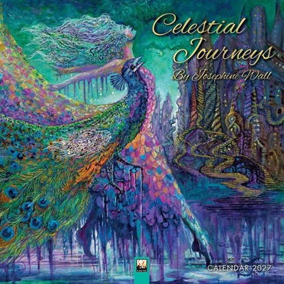 Celestial Journeys by Josephine Wall Calendar 2027 (Art Calendar), Tree Flame - Paperback - 9781806940103