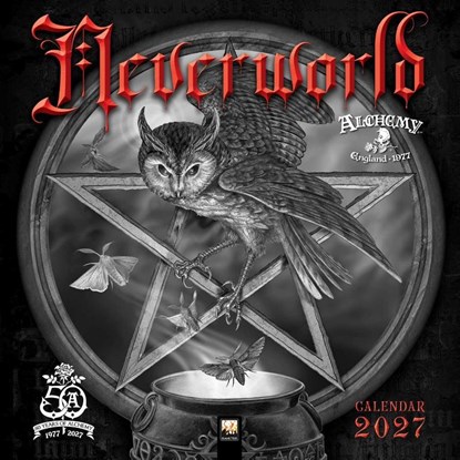 Alchemy: Neverworld Wall Calendar 2027 (Art Calendar), Tree Flame - Paperback - 9781806940158