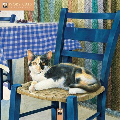 Ivory Cats by Lesley Anne Ivory Wall Calendar 2027 (Art Calendar), Tree Flame - Paperback - 9781806940547