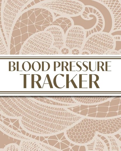 XL Large Print 1-Year Blood Pressure Tracker (Beige Lace), Revive Stationery - Paperback - 9781834120584