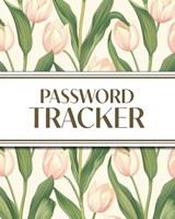 XL Large Print Password Tracker (Pink Tulips) - Revive Stationery - 9781834120621