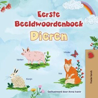 Eerste Beeldwoordenboek Dieren, KidKiddos Books - Ebook - 9781834165332