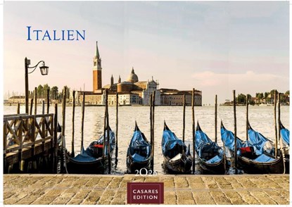 Italien Kalender 2026 - Wandkalender | Fotokalender Italien 24x35 cm mit 12 traumhaften Motiven der Reisedestination Italien, H. W. Schawe - Paperback - 9781835243251