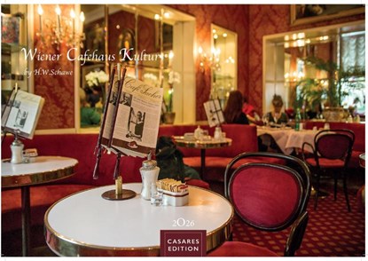 Wiener Caféhaus Kultur Kalender 2026 - Wandkalender | Fotokalender Alpenländer 24x35cm | Historische & Kulturelle Kaffeehaus Motive | . & Geschenkidee, H. W. Schawe - Paperback - 9781835244784