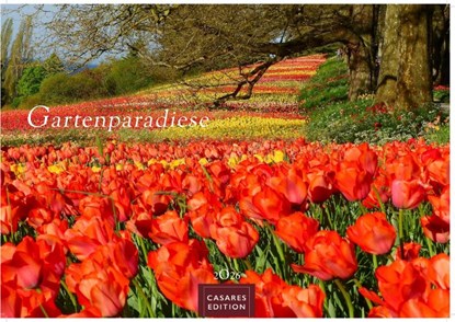 Gartenparadiese Kalender 2026 - Wandkalender | Gartenkalender | Fotokalender Naturkalender 24x35cm | Wunderschöne Gärten für das ganze Jahr, niet bekend - Paperback - 9781835245583