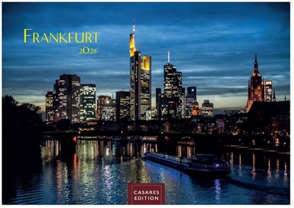 Frankfurt Kalender 2026 - Wandkalender | Fotokalender Deutschland 24x35cm - faszinierende Stadtansichten der Mainmetropole mit 12 großformatigen Bildern, niet bekend - Paperback - 9781835246375