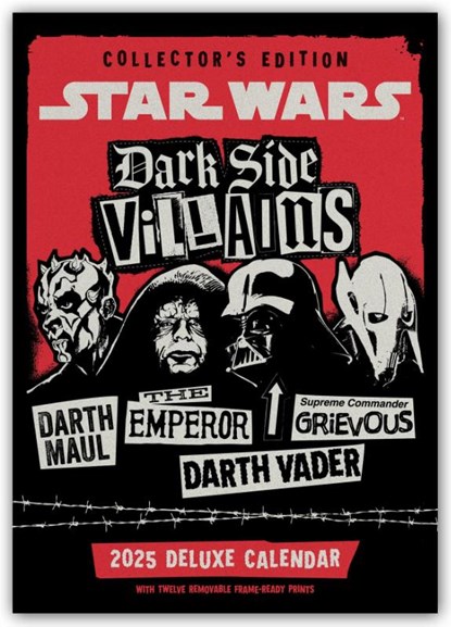 Star Wars Classic A3 Deluxe Calendar 2025, Danilo Promotion Ltd - Paperback - 9781835272497