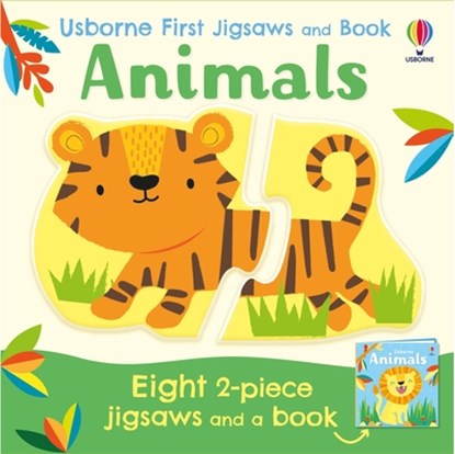 Usborne First Jigsaws and Book: Animals [With Puzzle], Matthew Oldham - Paperback - 9781835405185