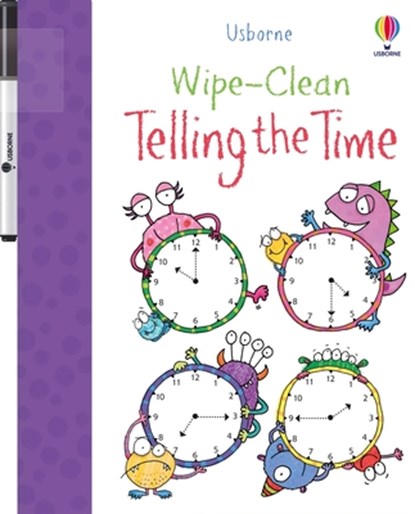 Wipe-Clean Telling the Time, Jessica Greenwell - Paperback - 9781835405666
