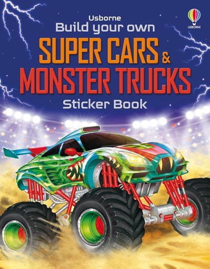 Build Your Own Super Cars and Monster Trucks Sticker Book, Simon Tudhope - Paperback - 9781835408452