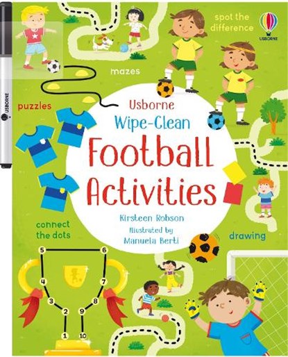 Wipe-Clean Football Activities, Kirsteen Robson - Paperback - 9781835408636