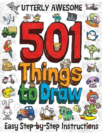 501 Utterly Awesome Things to Draw, Barry Green - Paperback - 9781835550366