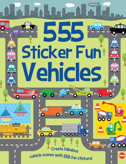 555 Sticker Fun - Vehicles, Susan Mayes - Paperback - 9781835553121