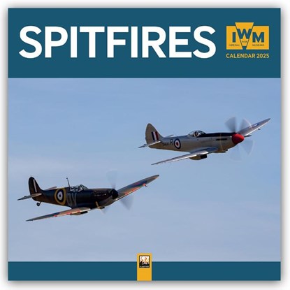 Imperial War Museums: Spitfires Wall Calendar 2025 (Art Calendar), Tree Flame - Paperback - 9781835620656