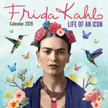 Frida Kahlo: Life of an Icon Wall Calendar 2026 (Art Calendar), Tree Flame - Paperback - 9781835623312