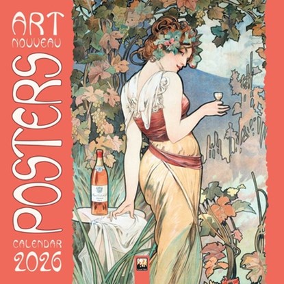 Art Nouveau Posters Wall Calendar 2026 (Art Calendar), Flame Tree Studio - Paperback - 9781835623435