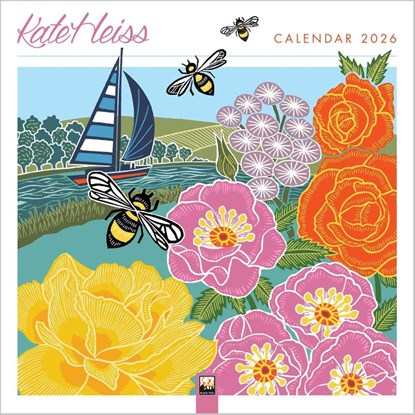 Kate Heiss Wall Calendar 2026 (Art Calendar), Tree Flame - Paperback - 9781835623633