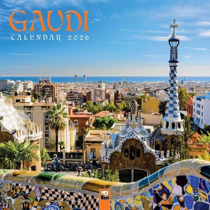 Gaudi Wall Calendar 2026 (Art Calendar), Tree Flame - Paperback - 9781835623725
