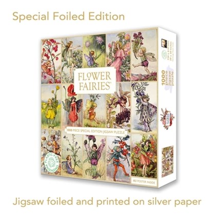 Special Edition Adult Foiled Jigsaw Puzzle Flower Fairies, Flame Tree Studio - Gebonden - 9781835629307