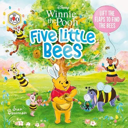 Disney Winnie the Pooh: Five Little Bees: An Easter lift-the-flap picture book, Georgina Kyriacou - Paperback - 9781835872857