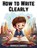 How to Write Clearly, Edwin A. Abbott - Paperback - 9781835911013