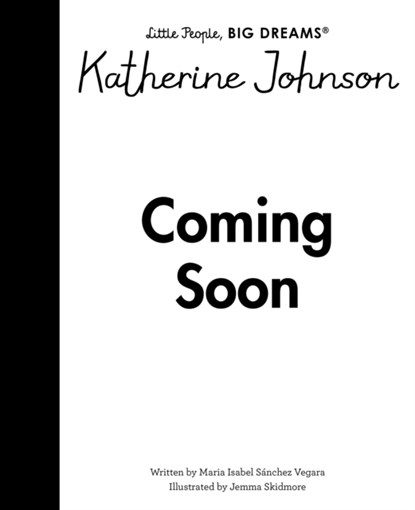 Katherine Johnson, Maria Isabel Sanchez Vegara - Gebonden - 9781836001768
