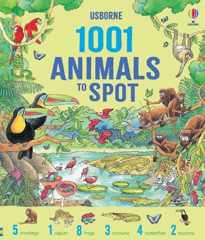 1001 Animals to Spot, Gillian Doherty ; Ruth Brocklehurst - Gebonden - 9781836041917