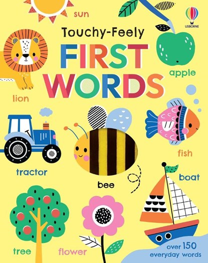 Touchy-Feely First Words, Felicity Brooks - Gebonden - 9781836048312