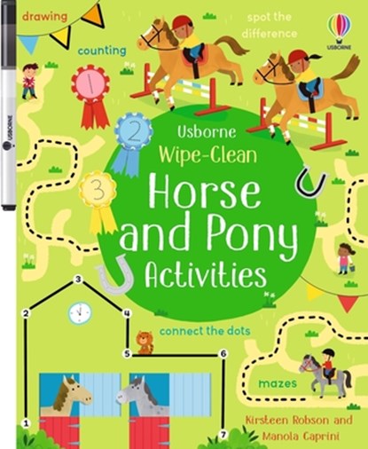 Wipe-Clean Horse and Pony Activities, Kirsteen Robson - Paperback - 9781836051114