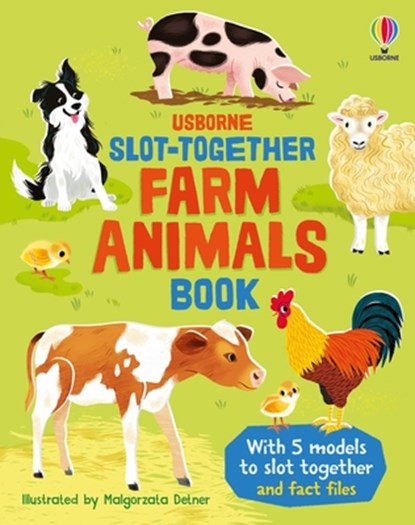 Slot-Together Farm Animals Book, Abigail Wheatley - Gebonden - 9781836051701