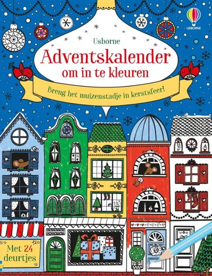 Adventskalender om in te kleuren, niet bekend - Paperback - 9781836065272
