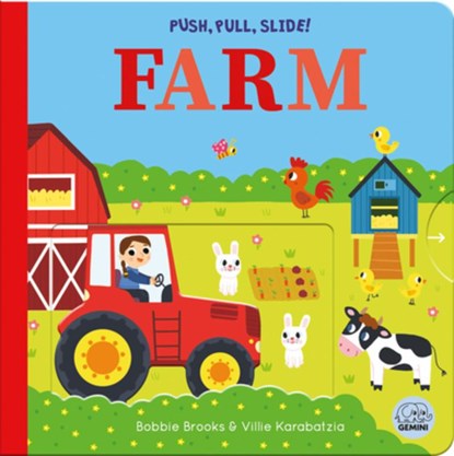Push, Pull, Slide! Farm, Bobbie Brooks - Gebonden - 9781836160632