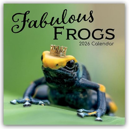 Fabulous Frogs - Fabelhafte Frösche 2026 - 16-Monatskalender, Gifted Stationery Co. Ltd - Paperback - 9781836224044