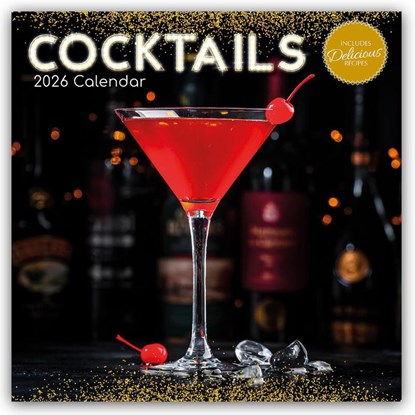 Cocktails 2026 - 16-Monatskalender, The Gifted - Paperback - 9781836225058