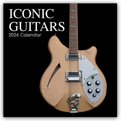 Iconic Guitars - Legendäre Gitarren 2026 - 16-Monatskalender, The Gifted - Paperback - 9781836225690