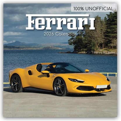 Ferrari 2026 - 16-Monatskalender, Gifted Stationery Co. Ltd - Paperback - 9781836227076