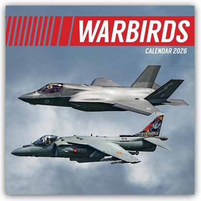 Warbirds - Kampfflugzeuge 2026 - 16-Monatskalender, Gifted Stationery Co. Ltd - Paperback - 9781836227182
