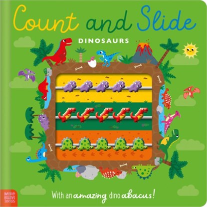 Count and Slide Dinosaurs, Elena Rodgers - Gebonden - 9781836428459