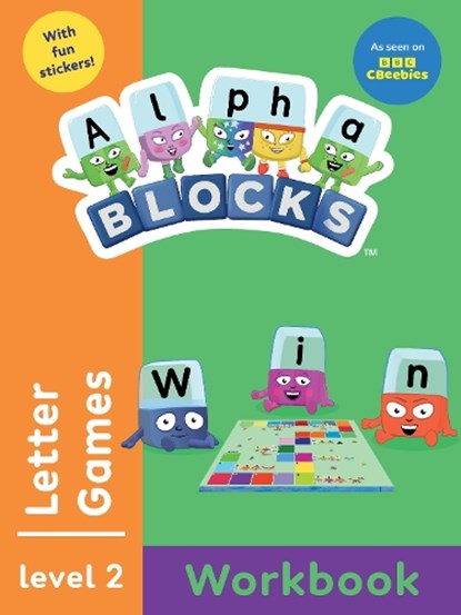 Alphablocks Letter Games (Orange Level Workbook), Alphablocks - Paperback - 9781836892007