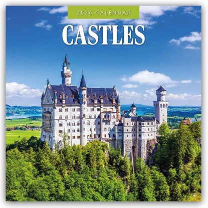 Castles 2026 Square Wall Calendar, Red Robin - Paperback - 9781837010066